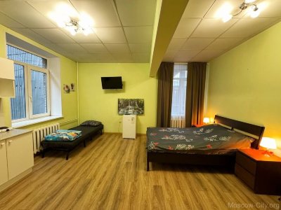 Квартира-студия, 29,5 м², 2 кровати