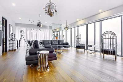 2-к апартаменты 110м² на 63 этаже