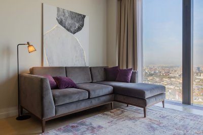 2-к апартаменты 60м² на 61 этаже