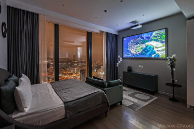 1-к апартаменты 40м² на 57 этаже