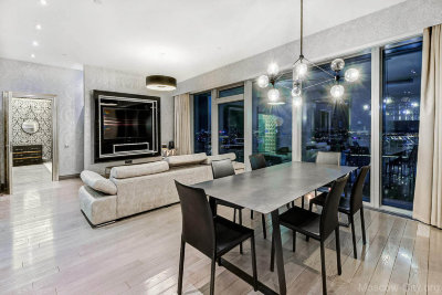 2-к апартаменты 105м² на 25 этаже